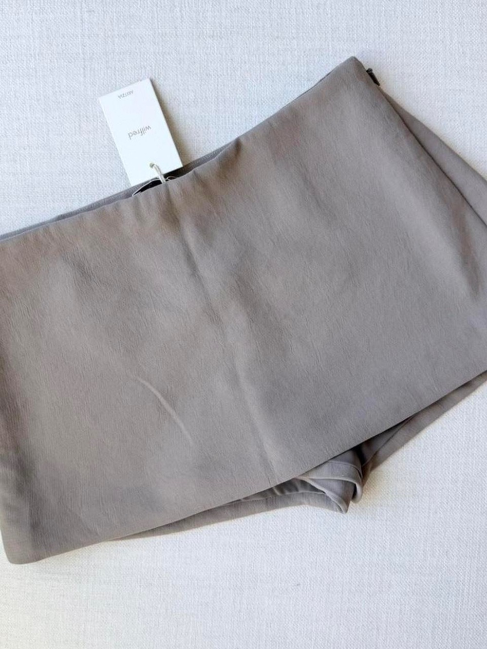 Aritzia Women's Grey and Tan Skirt